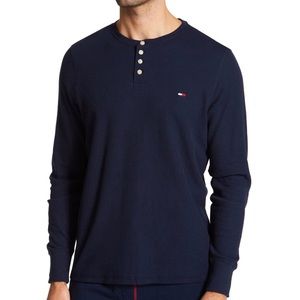 Tommy Hilfiger Navy Blue Thermal Shirt
